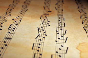 Music sheet background