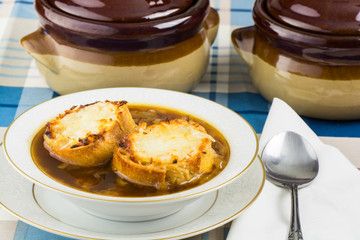 French onion soup.