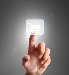 pressing modern social buttons