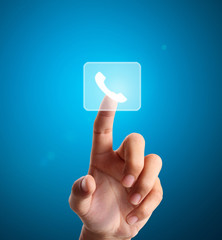 pressing modern social buttons