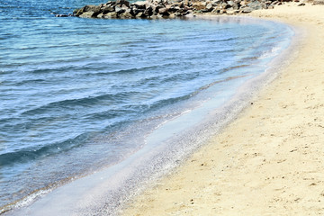 Beach and beautiful sea