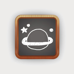 planet doodle drawing