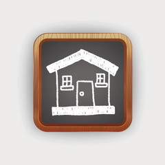house doodle drawing