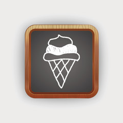 ice cream doodle drawing