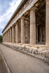 Temple of Hephaestus in Ancient Agora, Athens, Greece
