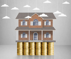 home model on a coins