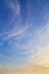 Fototapeta premium Cirrus clouds in sky