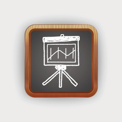 doodle whiteboard chart