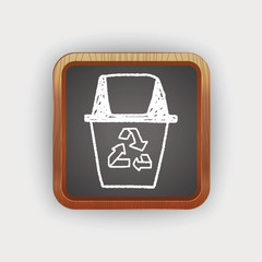 Environmental protection concept; Doing recycle to protect our e