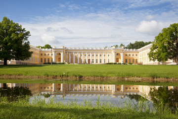 The Alexander Palace in Pushkin summer day, St.-Petersburg, Russia