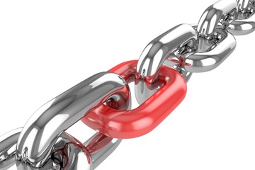 render stainless steel chain