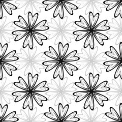 Abstract white seamless pattern