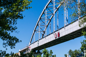 the bridge over the Canal