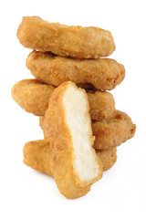 Fried chicken nuggets