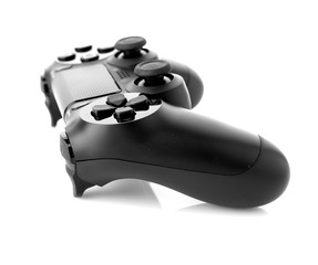 video game controller isolated on white background