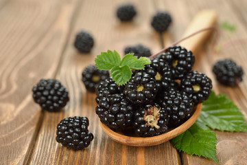 Fresh blackberries