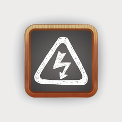 High Voltage sign doodle