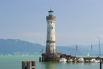 Fototapeta na wymiar Lindau lighthouse