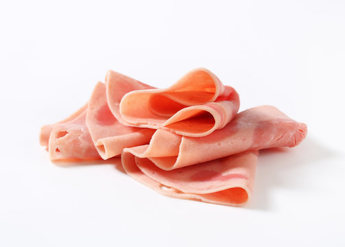 Thin ham slices