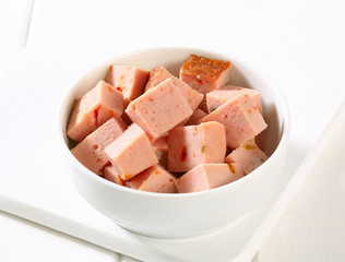 Diced Leberkase