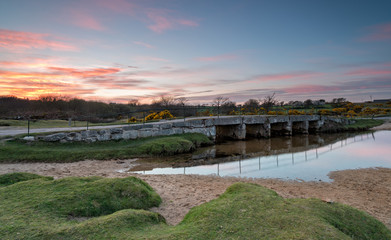 Obraz premium The De lank river in Cornwall