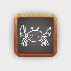 crab doodle