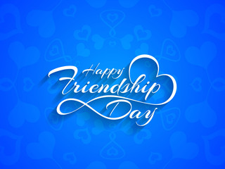 Naklejka na ściany i meble Happy Friendship Day card design