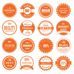 Fototapeta premium Set Of Vintage Label Premium Vector 