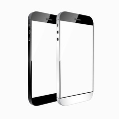 Smart Phone With Blank Screen Vector