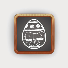 Easter egg doodle