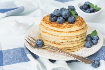 Pancakes with berries