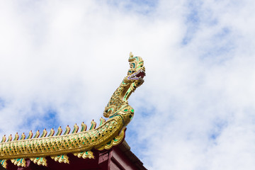 Fototapeta na wymiar Thai temple in Chiang mai ,Thailand