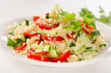 Fresh healthy vegetable salad