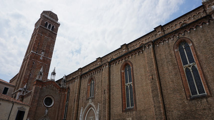Historical church Santa maria building in old town