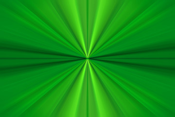 Esplosione di luce verde