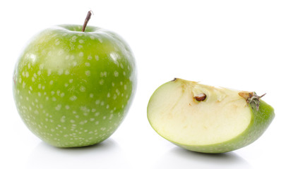 Fresh green apples