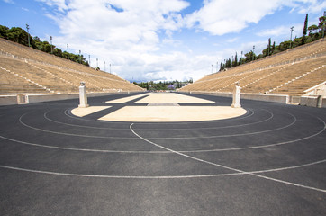 Panathenaic stadium or kallimarmaro in Athens, Greece