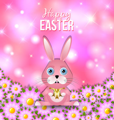 Happy Easter card template