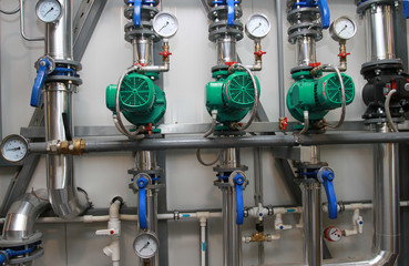 Three pumps