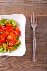 Vegetable salad. 