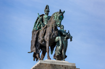 Obraz premium Reiterstandbild Koblenz