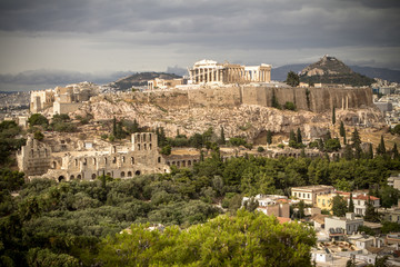 Fototapeta na wymiar Acropolis of Athens, Greece