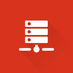 Obraz premium Flat Long Shadow Metro App