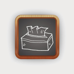 facial tissue doodle