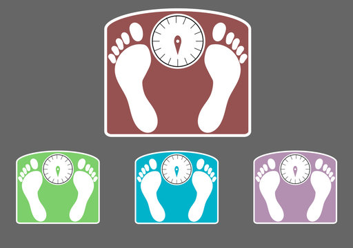 Colorful Body weight Scales