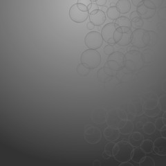 Grey Bubbles Background