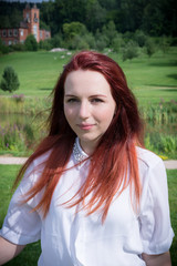 Obraz premium Woman portrait in nature