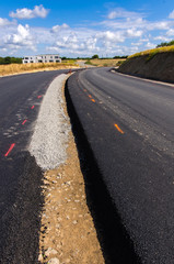 Construction d'une route