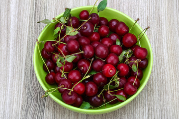 Cherry in the bowl