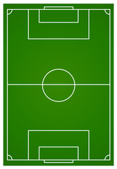 Soccer or football field aerial
